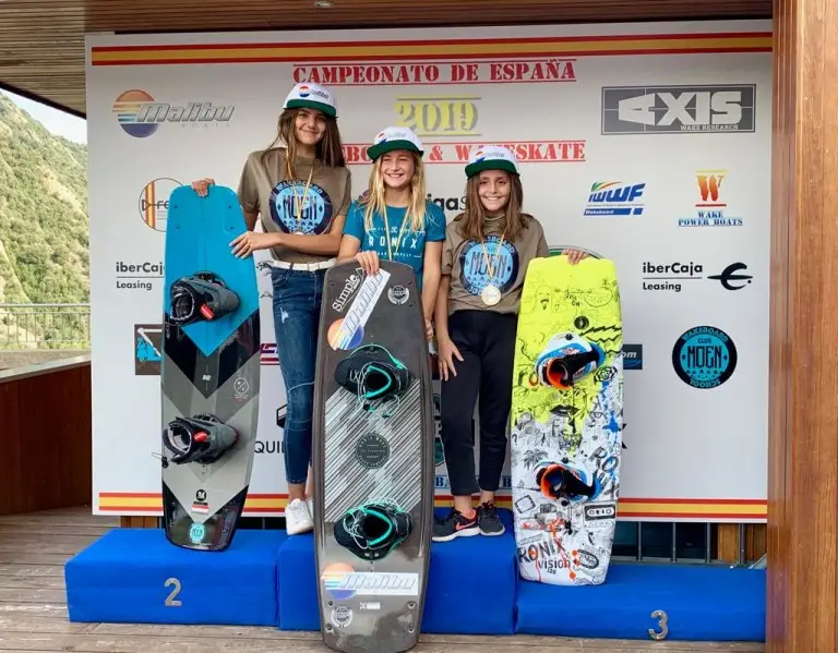 Campeonato de España de wakeboard 2019 chicas de menos de 14 años